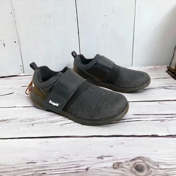 Propet Black Viator Mod Monk Sneakers, Size 11(5E) Extra Wide - Picture 1 of 13